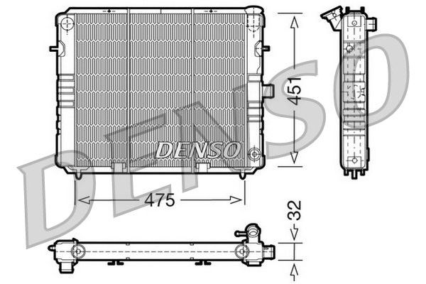 Su Radyatörü  DENSO DRM20074