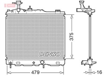 Su Radyatörü  DENSO DRM45039  DRM45039 1350A670