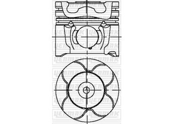 Piston (75.00MM-0.60) (0.60MM KISA)  GOETZE 87-71783-060-3  7M5Q6110 628V1 0628 V1 628R4 0628R4 628V0 0628V0 6605803 7M5Q6110AA 9655804580 9684457180 71783101 0000071783101 1230663 1230 663 1230665 1230 665 1254335 1254 335 1455691 1455 691 2H1Z8802KAPMA 3M5Q6K108AA 3M5Q6K108AB 558045 7M 5Q 61 10 AA 31216477 31251339