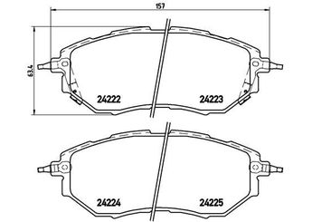 Fren Disk Balata Ön BREMBO P 78 017  26296AG000 26296AG010 26296AG030 26296AG050 26296AG051 26296AG080 26296AJ000 26296AJ001 26296AJ010 26296AL000 26296AL010 26296AL020 26296AL040 26296AVA00 26296SG000 26296SG010 26296SG011 26296VA000 26296VA010 26296VA020 26296VA030 26296VA050 26296XA000 26296XA010 26696AG000 26696AG040 29296AG051