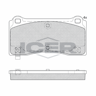 Fren Disk Balata Ön Tesla Model Y (01.2021->)  OTOZONE FDO9180-R