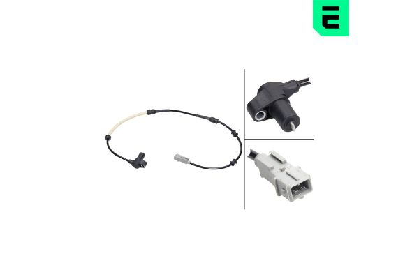 Abs Sensörü Ön Sağ Peugeot 605 (08.1989->)  OPTIMAL 06-S113