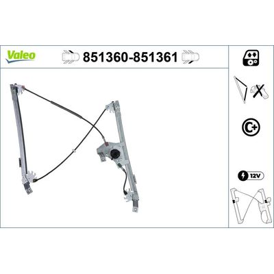 Cam Krikosu Ön Sol Citroen DS5 (09.2011->)  VALEO 851360