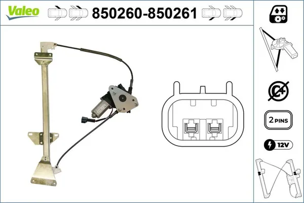 Cam Krikosu Ön Sol VALEO 850260