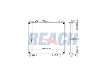 Su Radyatörü  RADISEN RR 62801  MB890956 MB340052