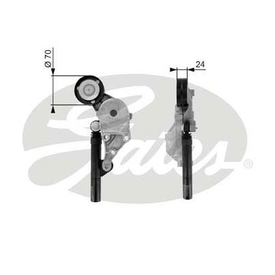 Vantilatör Kayış Gergi Rulmanı  Volkswagen Polo III Classic (6V2)(10.1995->2002)  GATES T38192