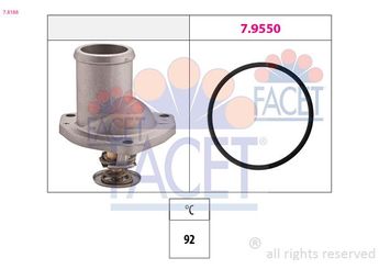 Termostat 92 °C  OPEL ORJINAL 90232012  90232012 90 232 012 90264080 90 264 080 90571273 90 571 273 95517662 95 517 662 1338043 13 38 043 1338049 13 38 049 1338088 13 38 088 1338436 13 38 436 1338867 13 38 867