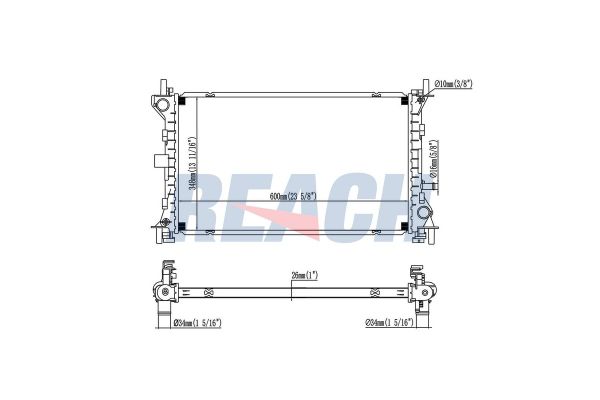 Su Radyatörü  BEHR CR 628 000S