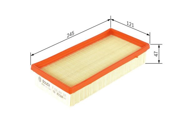 Hava Filtresi  Opel Agila B (2008->)  BOSCH F 026 400 265