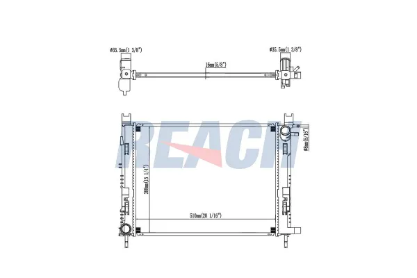 Su Radyatörü  MANDO HC253102K000