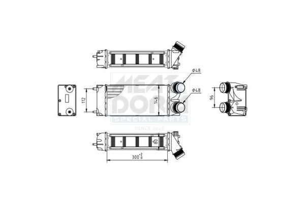 Turbo Radyatörü  AXAM 04-05-05-0186