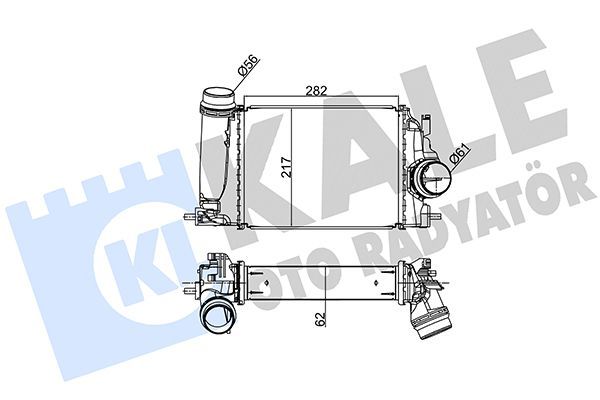 Turbo Radyatörü  KALE 350975