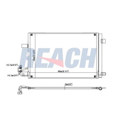 Klima Radyatörü  ASPART 6CAC1140