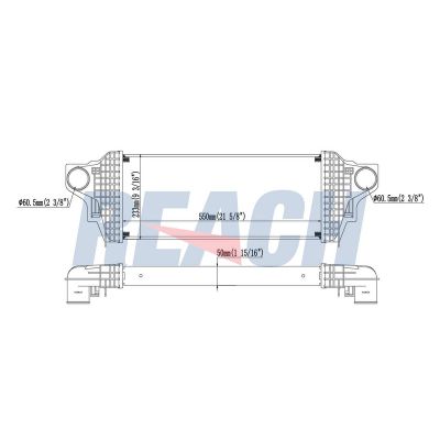 Turbo Radyatörü  Mercedes R -Serisi (BM 251)(09.2005->)  MGA 87209