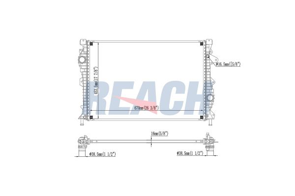 Su Radyatörü  Land Rover Discovery Sport (02.2015->)  BSG 75-520-078