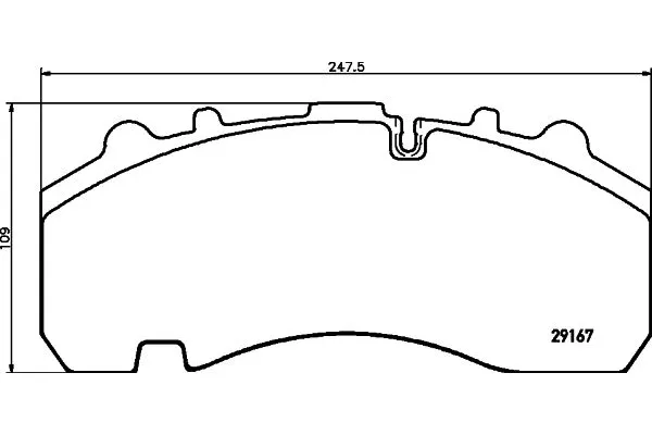 Fren Disk Balata Arka Honda Accord (CU)(06.2008->)  BSG 09-202-001