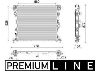 Su Radyatörü  BSG 63-520-026  50563163 50532232 50549761