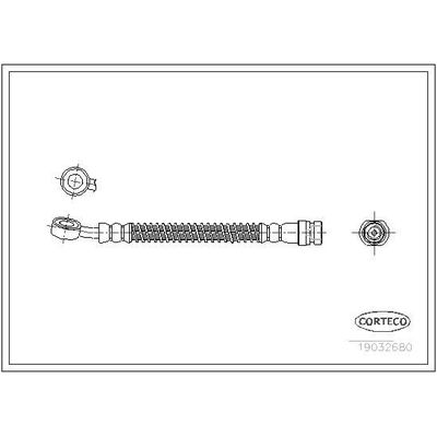 Fren Hortumu Ön Sağ Hyundai Sonata (Y3)(1994->)  WALBURG WBH0577