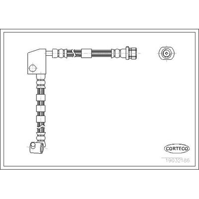 Fren Hortumu Ön Sol Nissan Primera 4 Kapı/ Traveller [SW] (P10/W10)(1989->)  MGA 51261