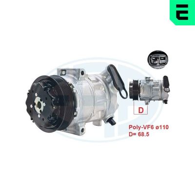 Klima Kompresörü  Opel Corsa D (2006->)  ERA 670122