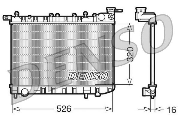 Su Radyatörü  DENSO DRM46015