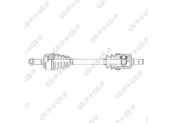 Aks Komple Ön Sol GSP 256837  44306T1TE01 44306-T1T-E01 44306T1TE011M1 44306-T1T-E011-M1