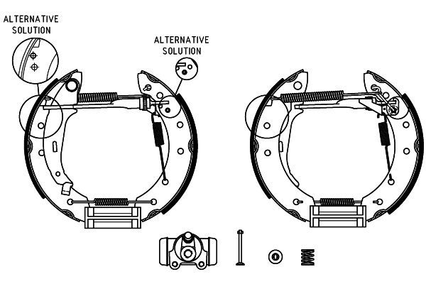 Fren Pabuçlu Balata Arka TRW GS8884