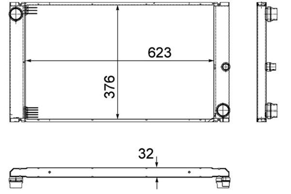 Su Radyatörü  MAHLE CR 766 000P