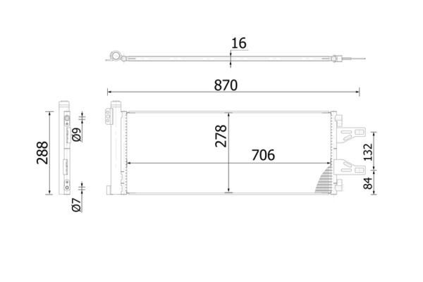 Klima Radyatörü  MAHLE AC 368 000S