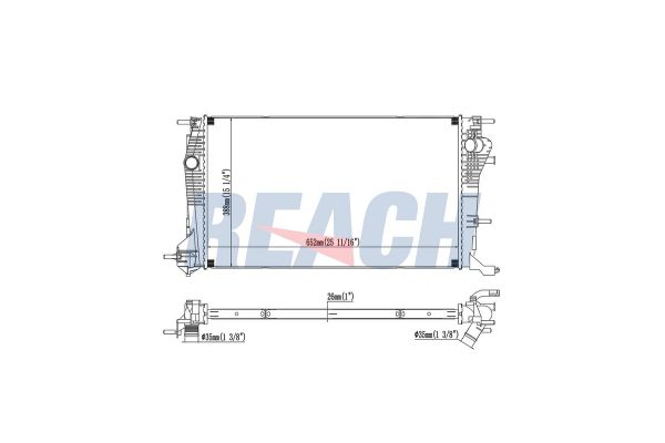 Su Radyatörü  BEHR CR 21 000S