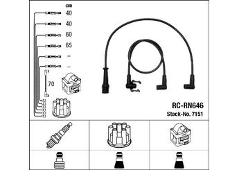 Buji Kablosu  NGK 7151  
