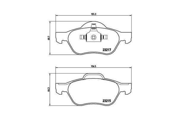Fren Disk Balata Ön Renault Twingo (07.2007->)  MAGNETI MARELLI 363700468029