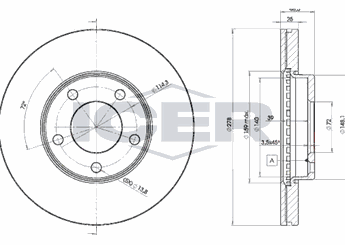 Fren Disk Ayna Ön Sağ ve Sol MAHER 03724  BP4Y3325XC BP4Y3325XA BP4Y3325XB BP4Y3325XD C24Y3325XB C24Y3325XC C24Y3325XC9A C24Y3325XD BP4Y-33-25XB BP4Y-33-25XC BP4Y-33-25XD
