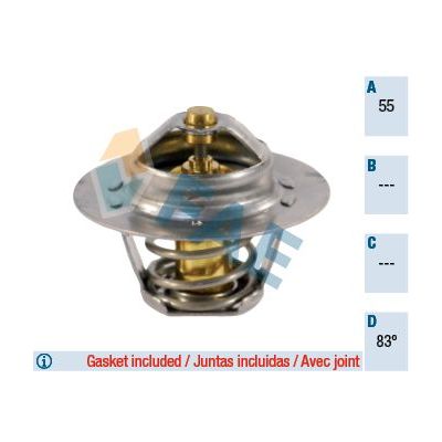 Termostat  Peugeot 306 3K/ HB/ Sedan (S2)(04.1997->)  FAE 5205383
