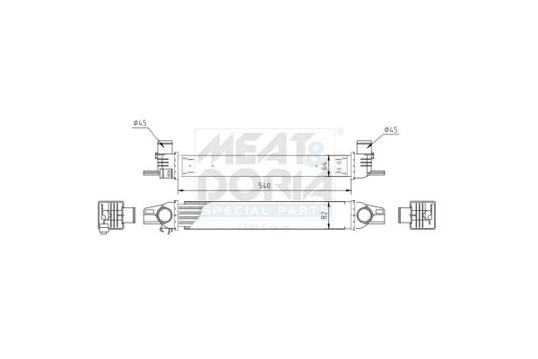 Turbo Radyatörü  ORİS 1873-4835
