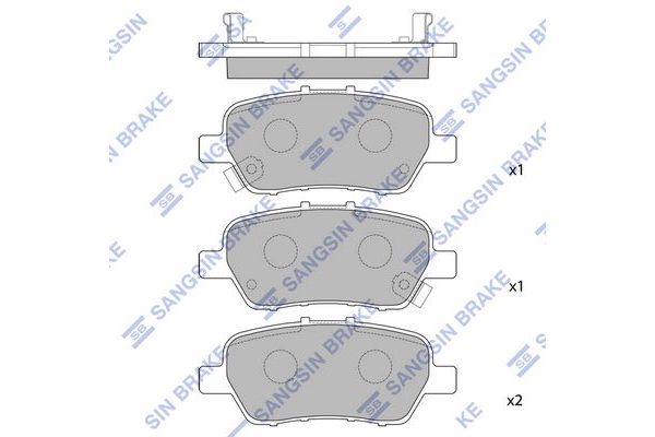 Fren Disk Balata Arka SANGSIN SP2104