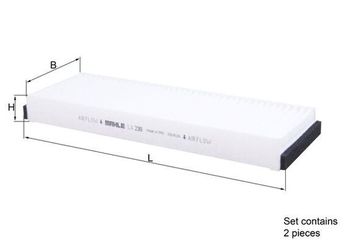 Polen Filtresi  MOTOCAR 6200 115-2  