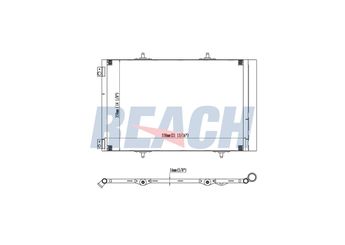 Klima Radyatörü  EUROREPAR 6455HG  6455HG 3637002 6455EK 6455.EK 6455HF 6455.HF 6455.HG 96508940 9650894080 9683489580 9683562980 E163371