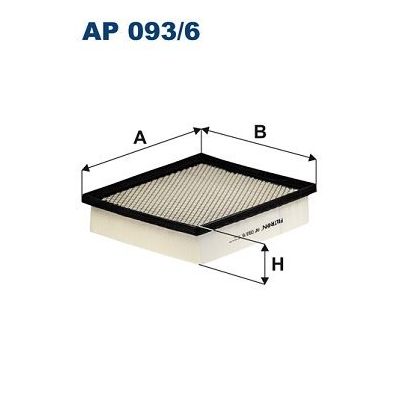 Hava Filtresi  Jeep Grand Cherokee (WK)(2010->)  FILTRON AP 093/6