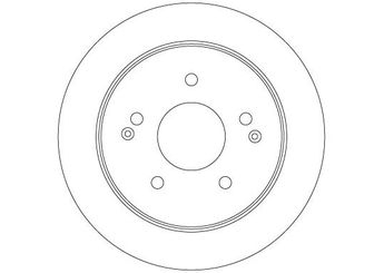 Fren Disk Ayna Arka Sağ ve Sol TRW DF6879S  4840134001