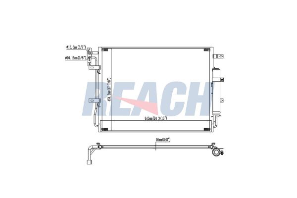 Klima Radyatörü  Land Rover Range Rover Sport (01.2005->)  FIAT ORJINAL 350203102300