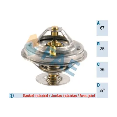 Termostat  Skoda Superb (3U4)(04.2002->)  MAGNETI MARELLI 359001200470