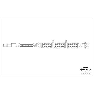 Fren Hortumu Ön Sağ veya Sol Land Rover Freelander 1 (LN)(11.2003->)  CORTECO 49429452