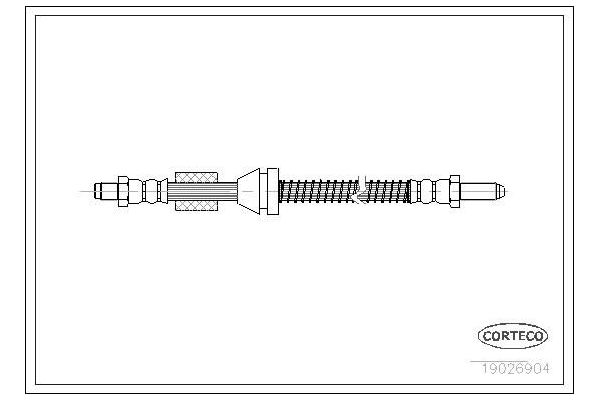 Fren Hortumu Arka Sağ veya Sol OSSCA 00544