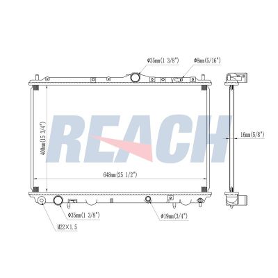 Su Radyatörü  Volvo S40 Sedan (09.1995->)  MAHER 19058