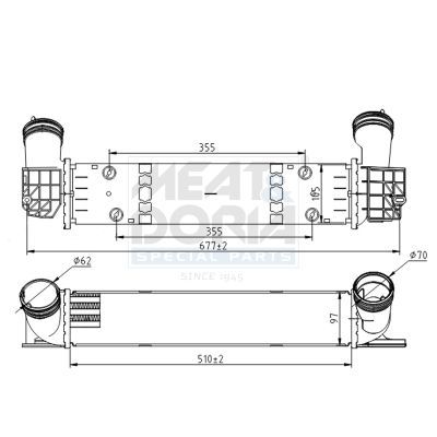 Turbo Radyatörü  BMW X1 Serisi (E84)(2009->)  ORİS IBM511097