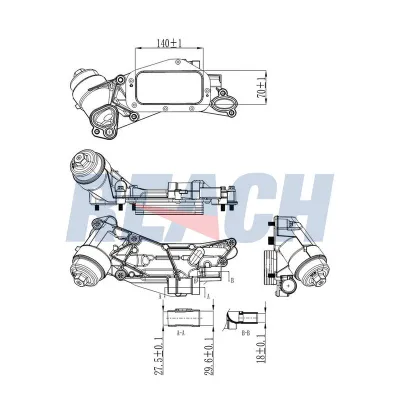 Motor Yağ Soğutucu  Opel Mokka (2012->)  OPEL ORJINAL 25199751