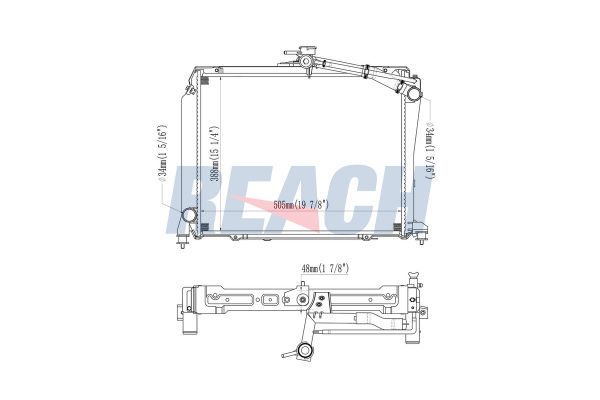 Su Radyatörü  RADISEN RR 64778