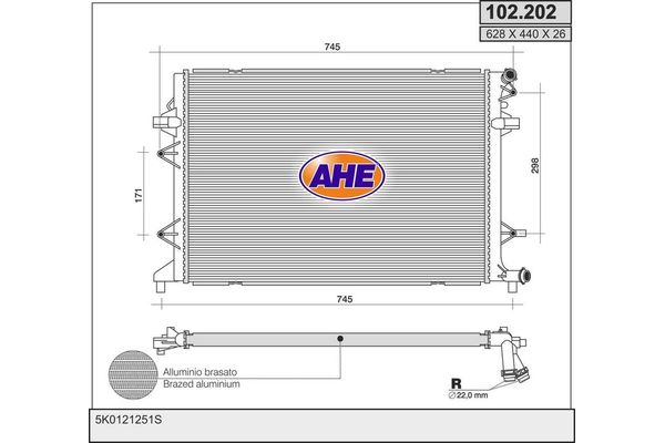 Su Radyatörü  RADISEN RR 65340