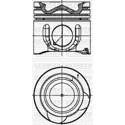 Piston (91.00MM-STD)  GOETZE 87-71120-STD